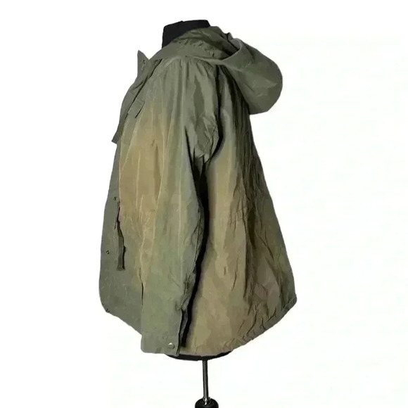 Torrid Utility Green Hooded Jacket Size 00 - Picture 3 of 9